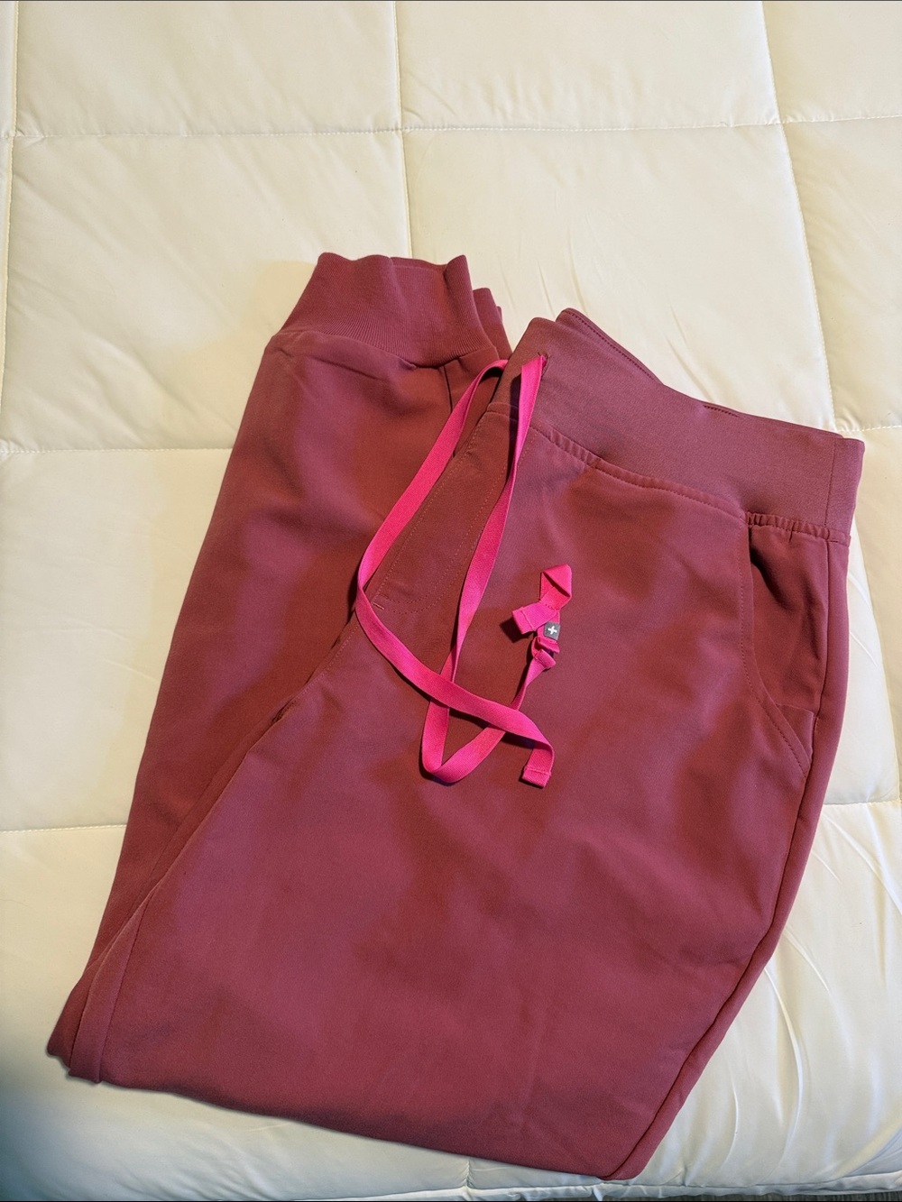 FIGS Women’s Mauve Zamora Joggers - Breast Cancer Edition